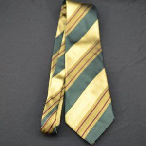Renato Balestra regimental tie - Green/gold